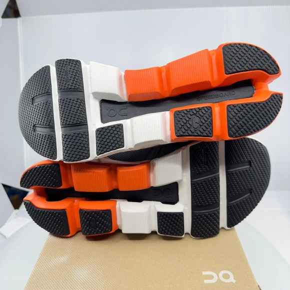 On Cloud Mens Cloudflyer 4 Running Shoes Low Top Sneakers Gray Orange Size 9 - Picture 8 of 8